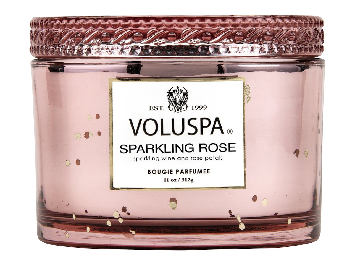 Bilde av Voluspa Sparkling Rose Boxed Corta Maison Glass Candle - 312 G