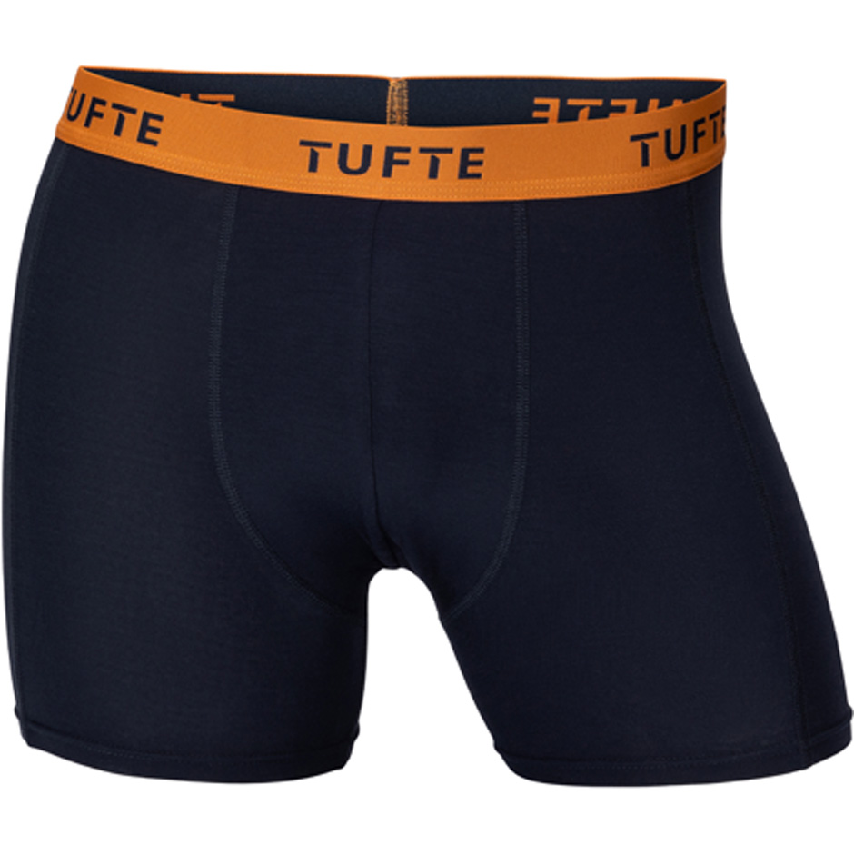 Bilde av Tufte Mens Softboost Boxer Briefs Sky Captain / Apricot Orange L