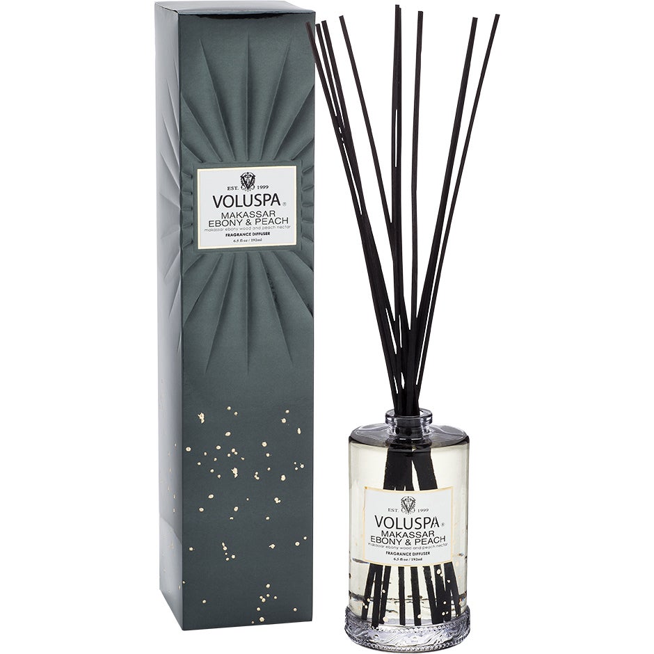 Bilde av Voluspa Makassar Ebony & Peach Fragrant Oil Diffuser - 192 Ml