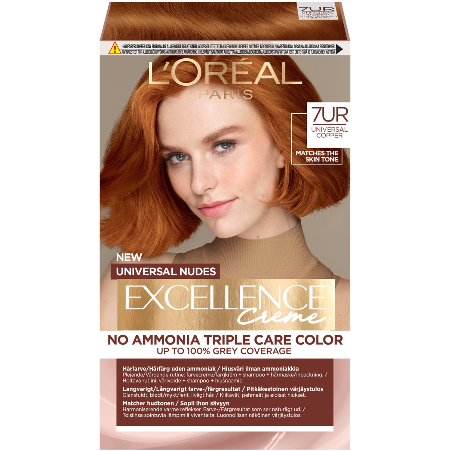 L'Oréal Paris Excellence Universal Nudes Copper - 1 pcs
