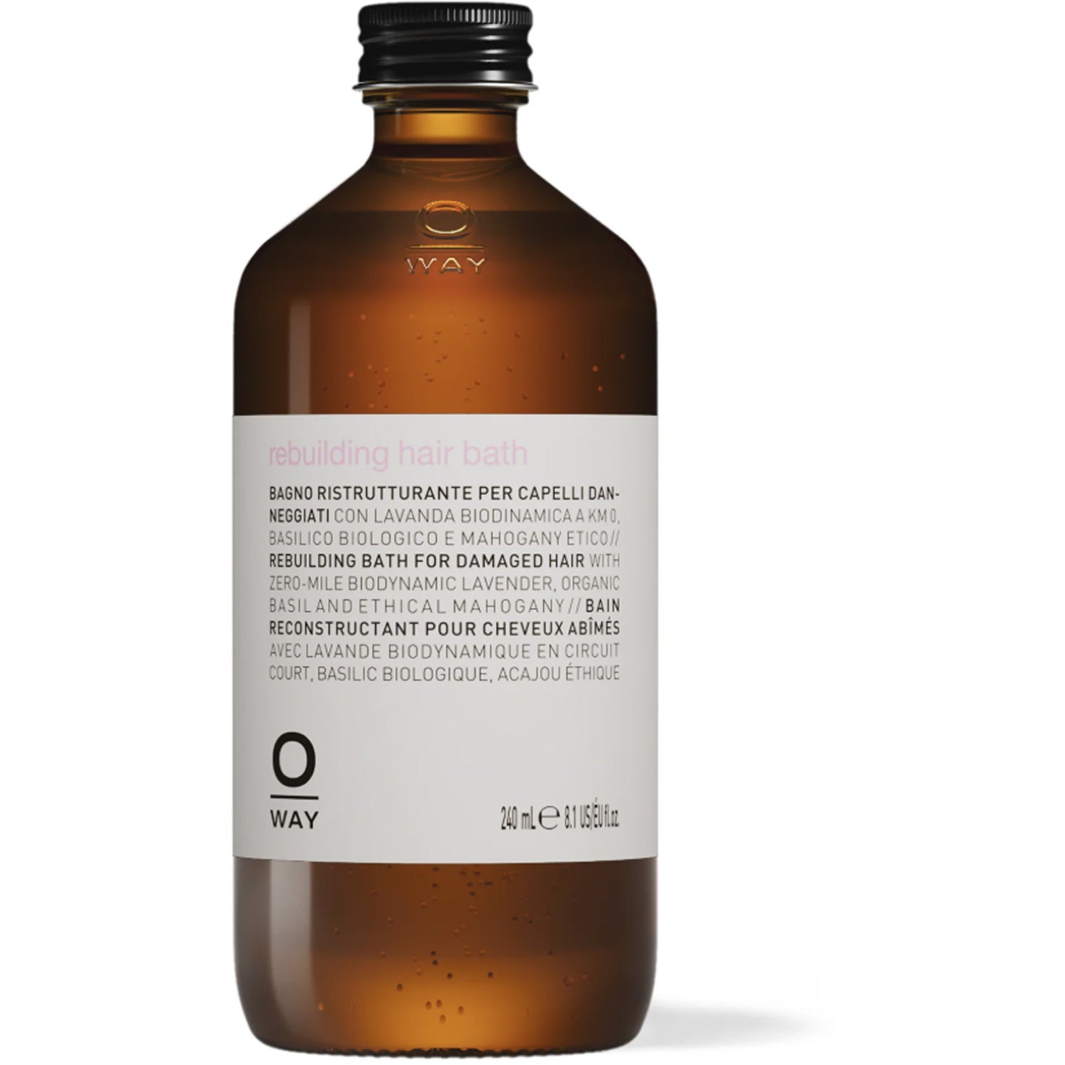 Oway Rebuilding Hair Bath Shampoo - 240 ml