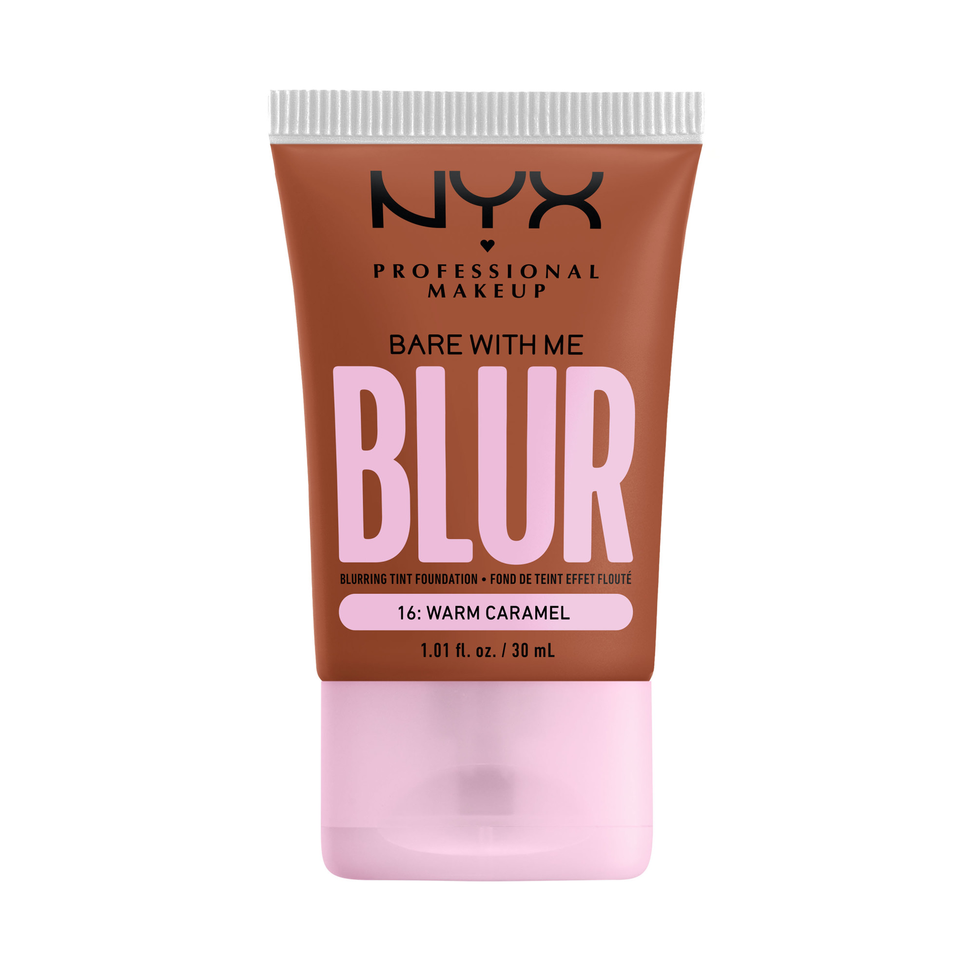 Bilde av Nyx Professional Makeup Bare With Me Blur Tint Foundation Warm Caramel - Medium Deep With A Neutral Undertone 16 - 30 Ml