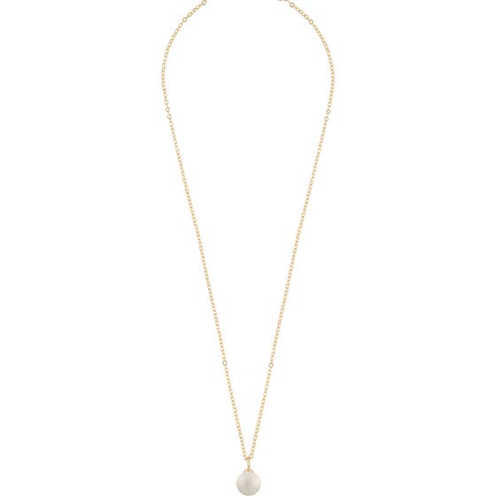 Sunday pendant neck 42 gold/white