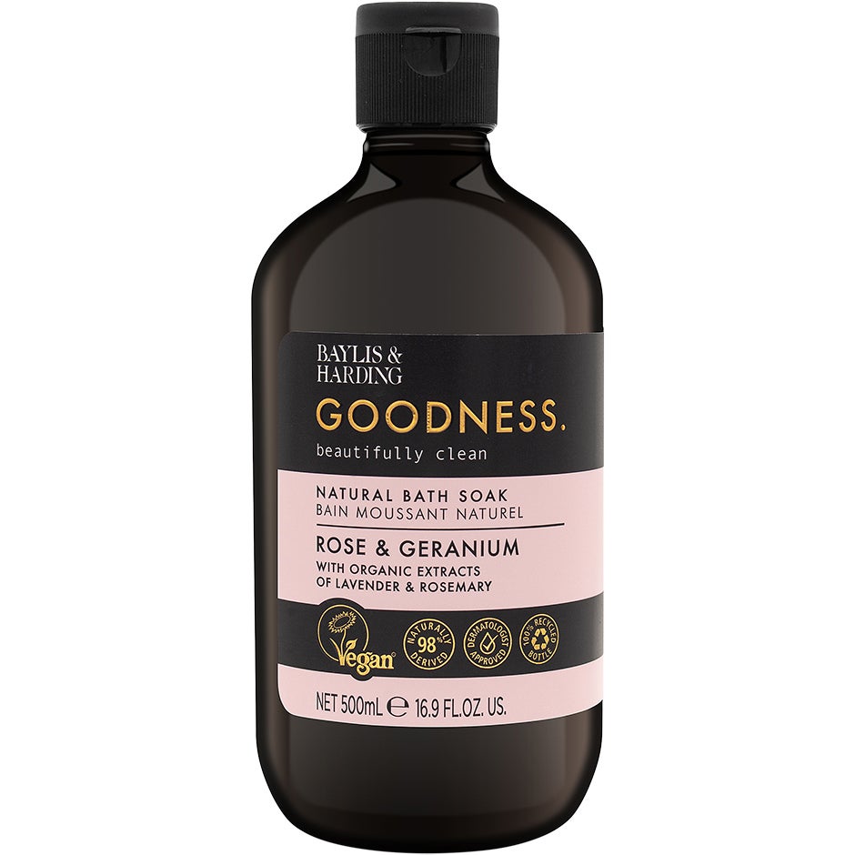 Bilde av Baylis & Harding Goodness Rose & Geranium Bath Soak 500 Ml