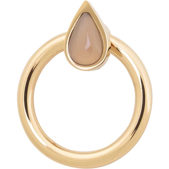 Daphne Studs Front/Back Gold