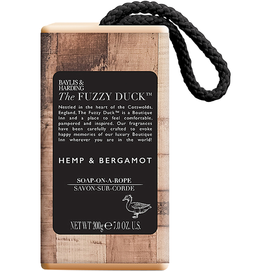 The Fuzzy Duck Men's Hemp & Bergamot Soap on a Rope