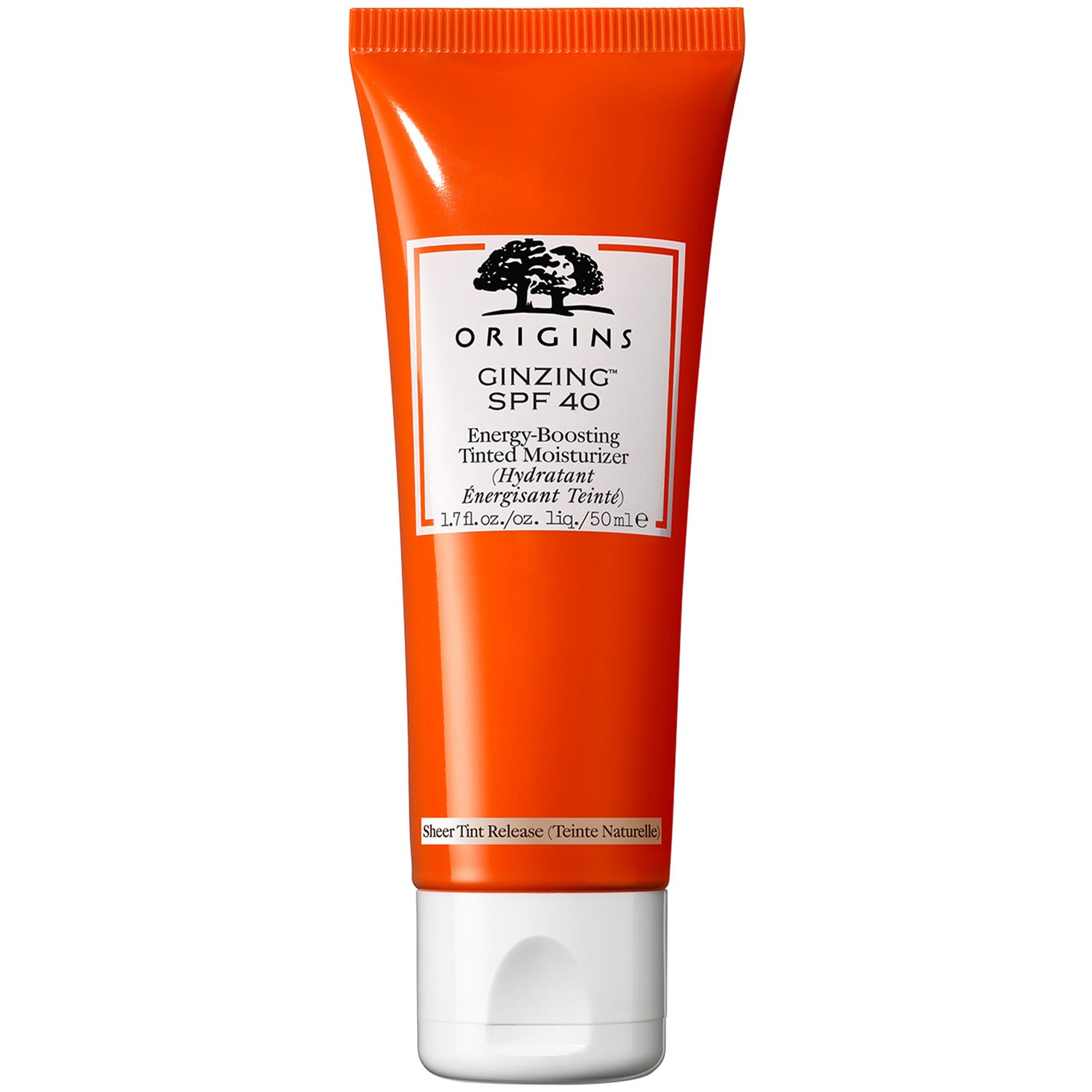 GinZing SPF40 Energy-Boosting Tinted Moisturizing Face Cream 50 ml