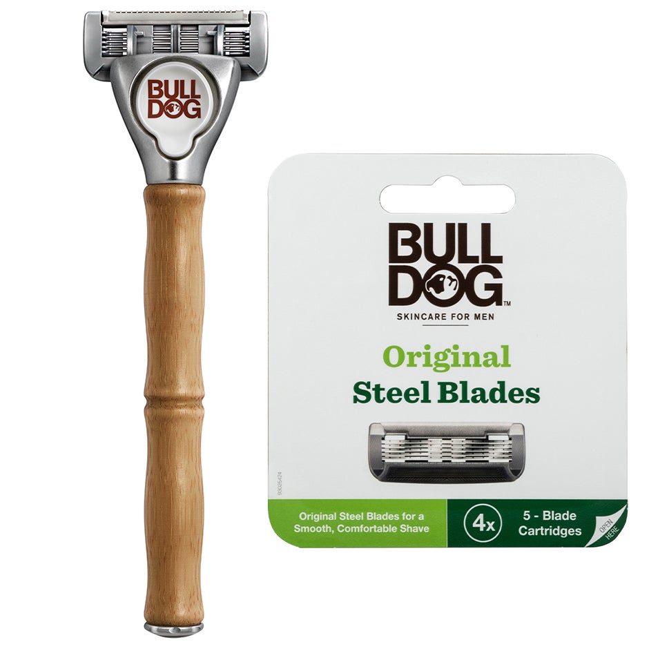 Bilde av Bulldog Original Bamboo Razor & Blades