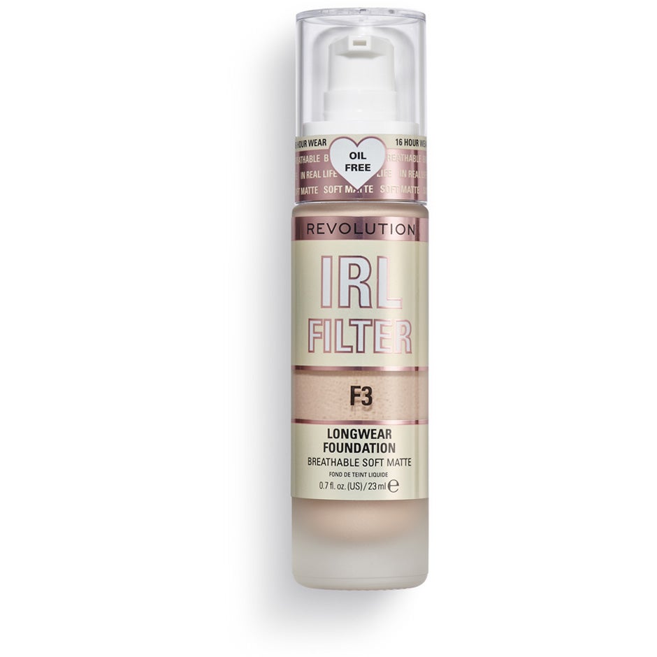 Makeup Revolution IRL Filter Longwear Foundation F3 - 23 ml