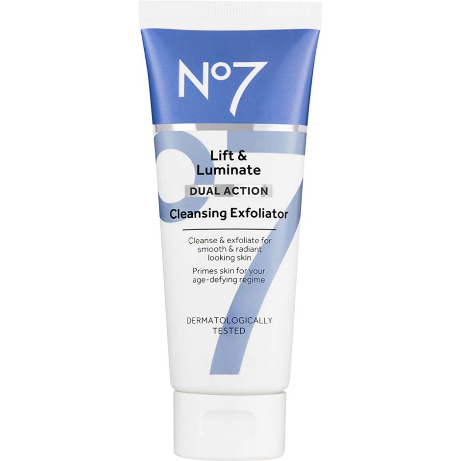 Bilde av No7 Lift & Luminate Dual Action Cleansing Exfoliator For Refreshed Skin, Luminosity Cleansing Exfoliator For Refreshed And Luminous Skin - 100 Ml