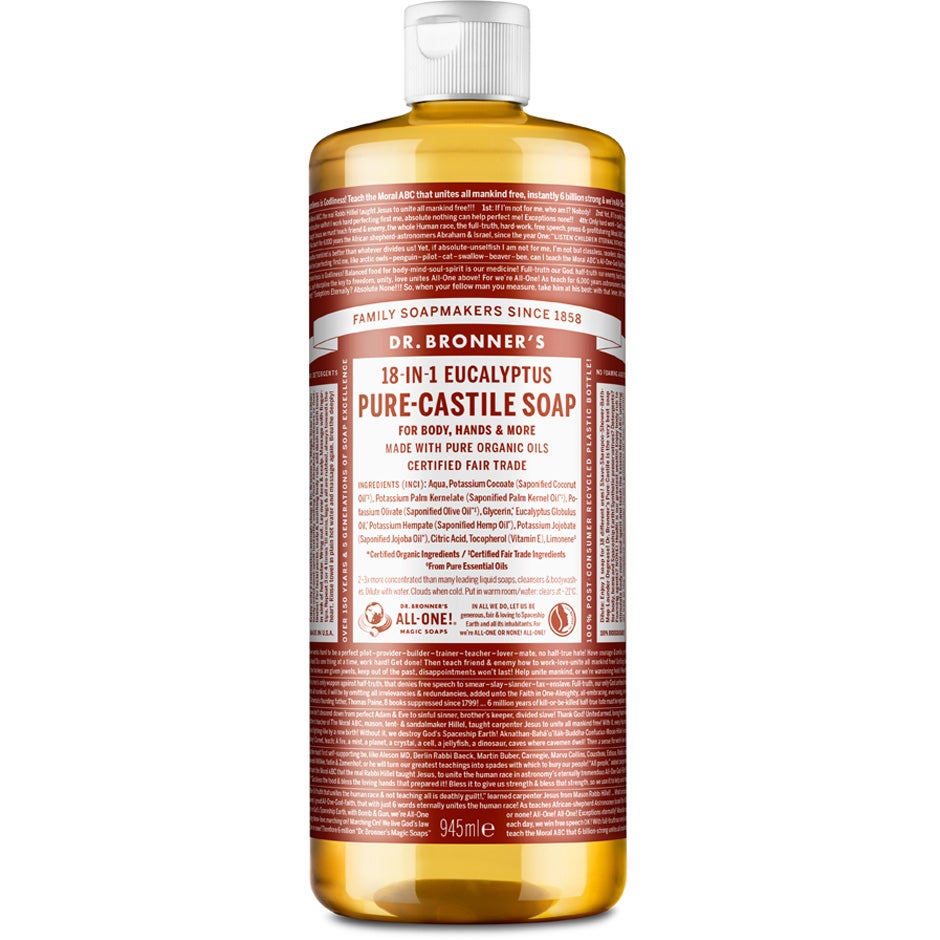 Bilde av Dr. Bronner's Pure Castile Liquid Soap Eucalyptus 945 Ml