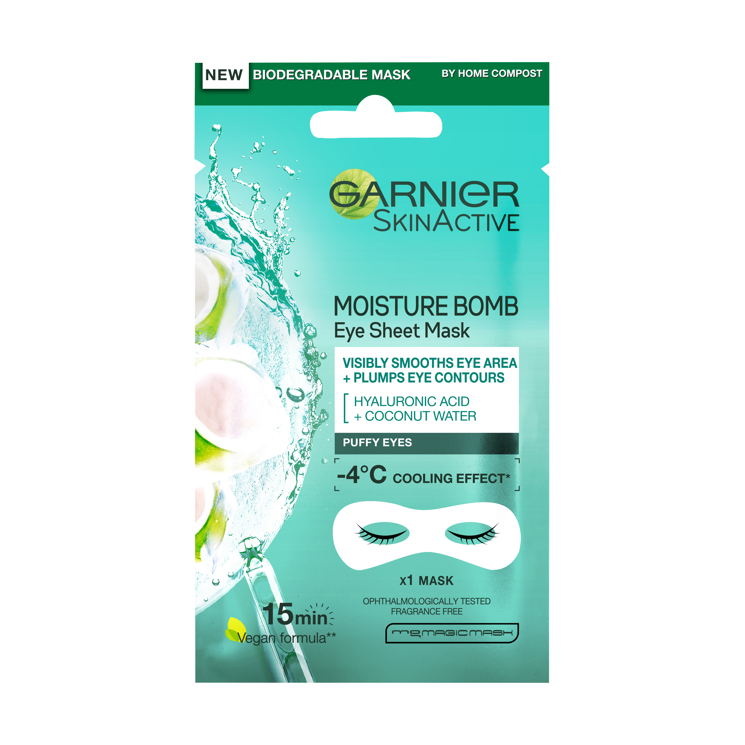 Skin Active Eye Tissue Mask Coconut