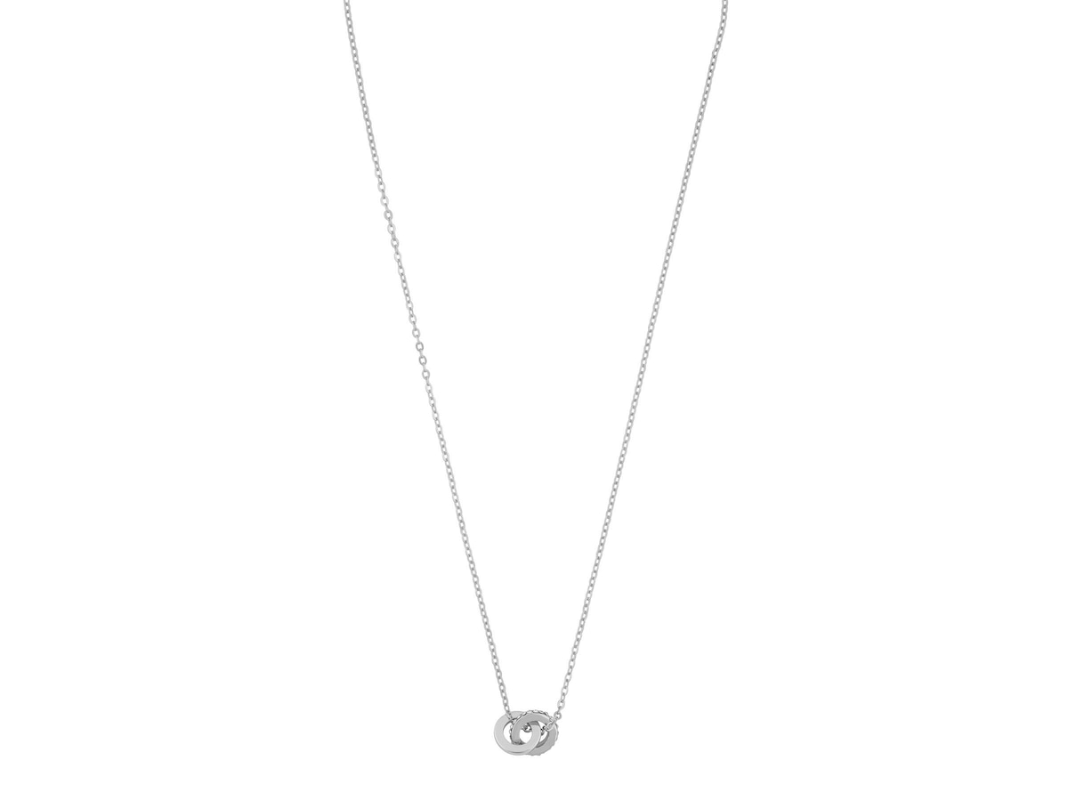 Connected Pendant Neck Silver/Clear