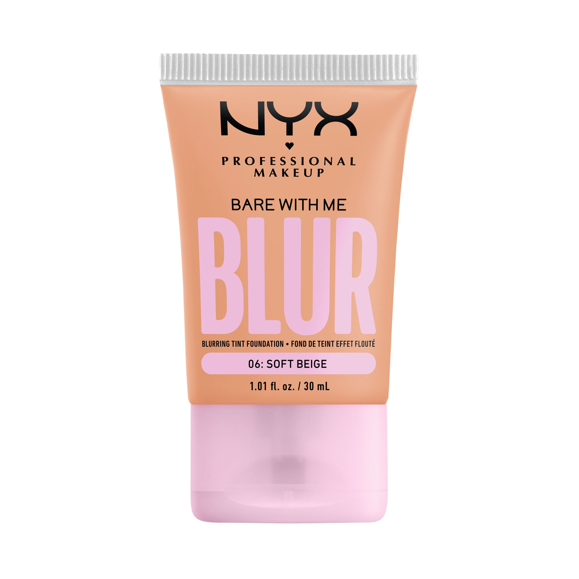 Bilde av Nyx Professional Makeup Bare With Me Blur Tint Foundation Soft Beige - Medium Beige With A Warm Undertone 06 - 30 Ml