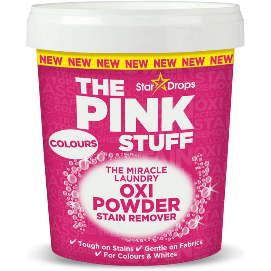Bilde av The Pink Stuff Miracle Laundry Oxi Powder Stain Remover Colours - 1000 G