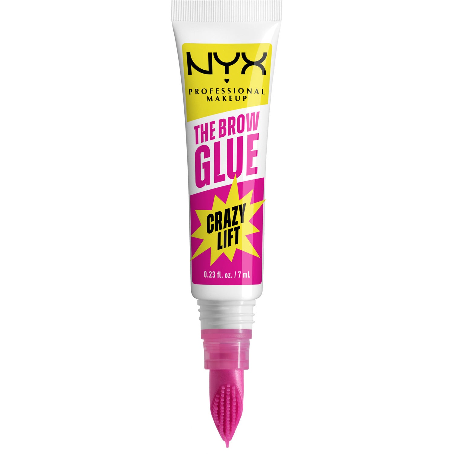 NYX Professional Makeup The Brow Glue Crazy Lift 01 Transparent – 7 ml
