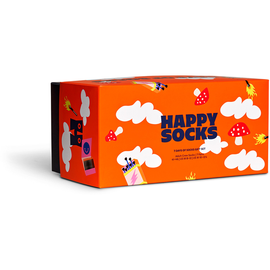 Bilde av Happy Socks 7-pack A Wild Week Socks Gift Set 41-46
