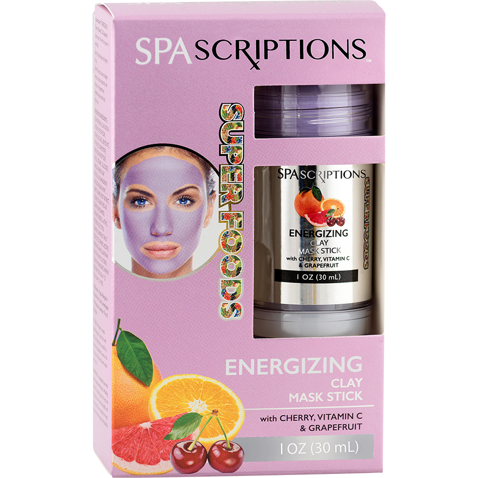 Energizing Clay Mask Stick Cherry, Vitamin C & Grapefruit
