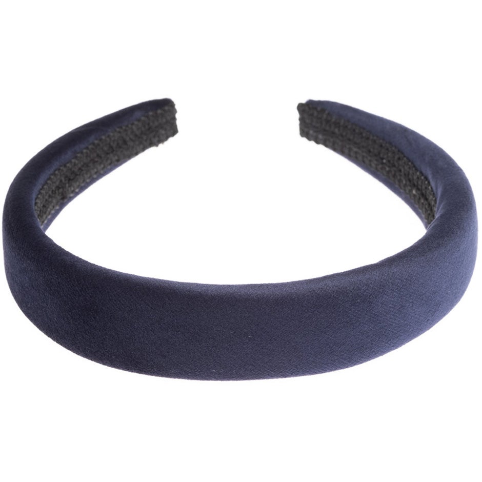 Bilde av Dark Velvet Hair Band Broad Navy Blue