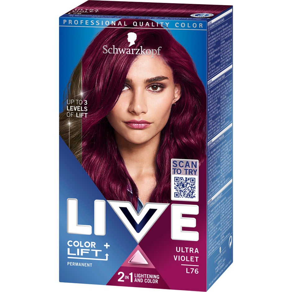 Schwarzkopf LIVE Intense Color L76 Ultra Violet