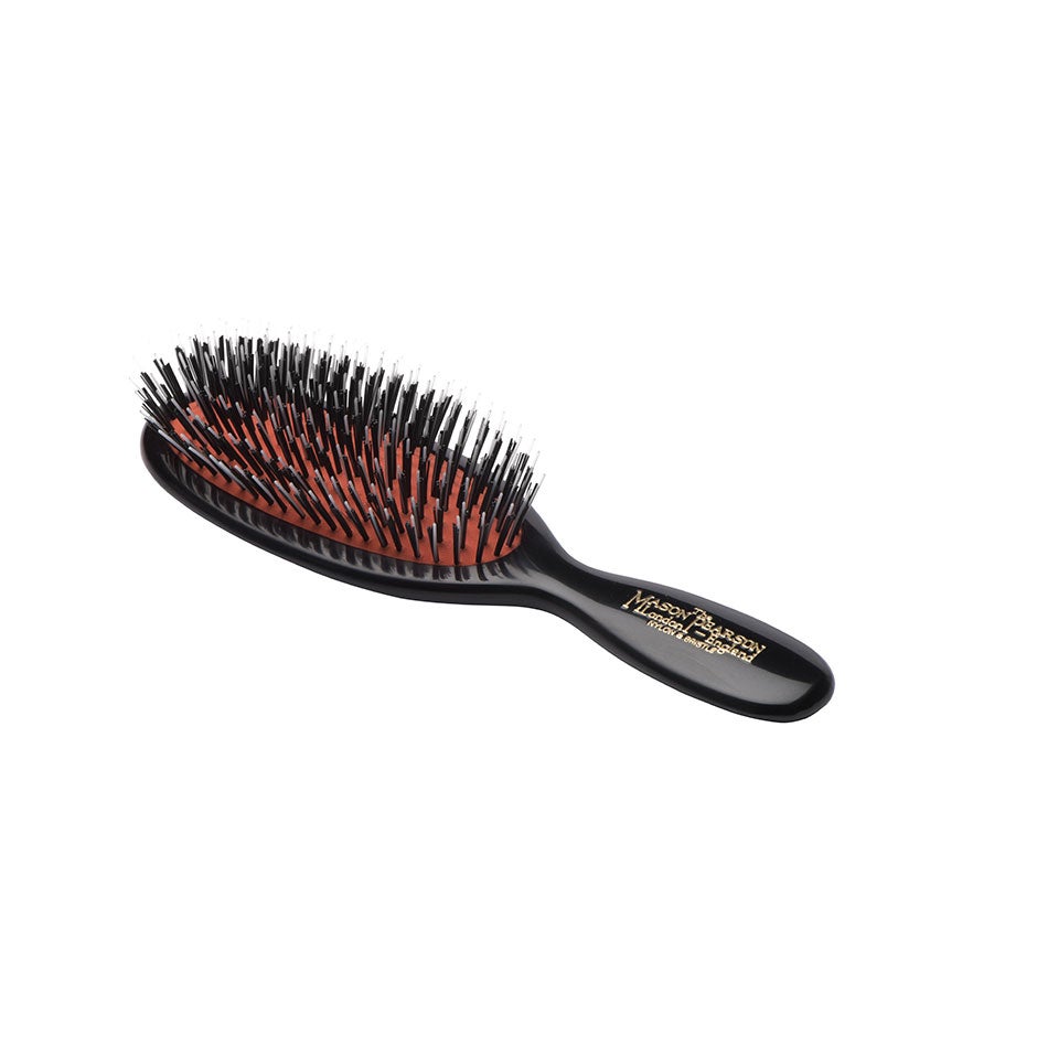Mason Pearson Pocket Bristle & Nylon Dark Ruby
