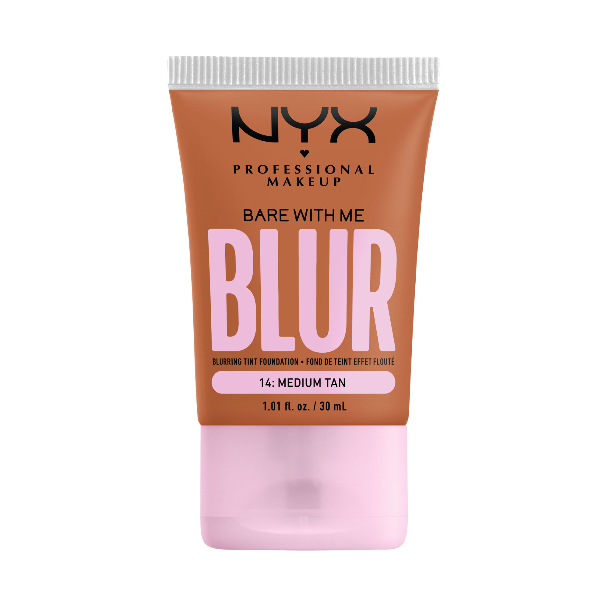 Bilde av Nyx Professional Makeup Bare With Me Blur Tint Foundation Medium Tan - Medium Tan With A Neutral Undertone 14 - 30 Ml