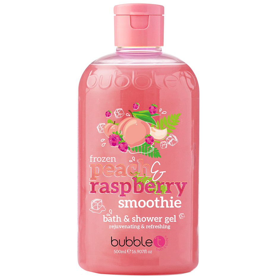 Bilde av Bubblet Peach & Raspberry Smoothie Bath & Shower Gel 500 Ml