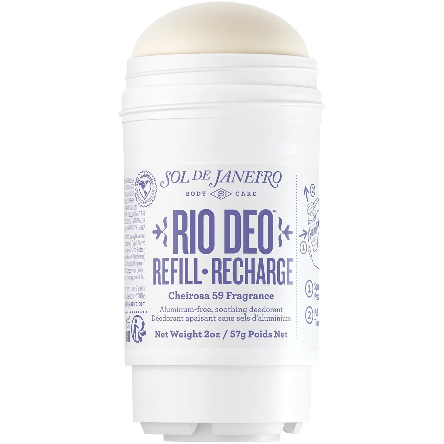 Rio Deo 59 Aluminum-Free Deodorant Refill 57 g