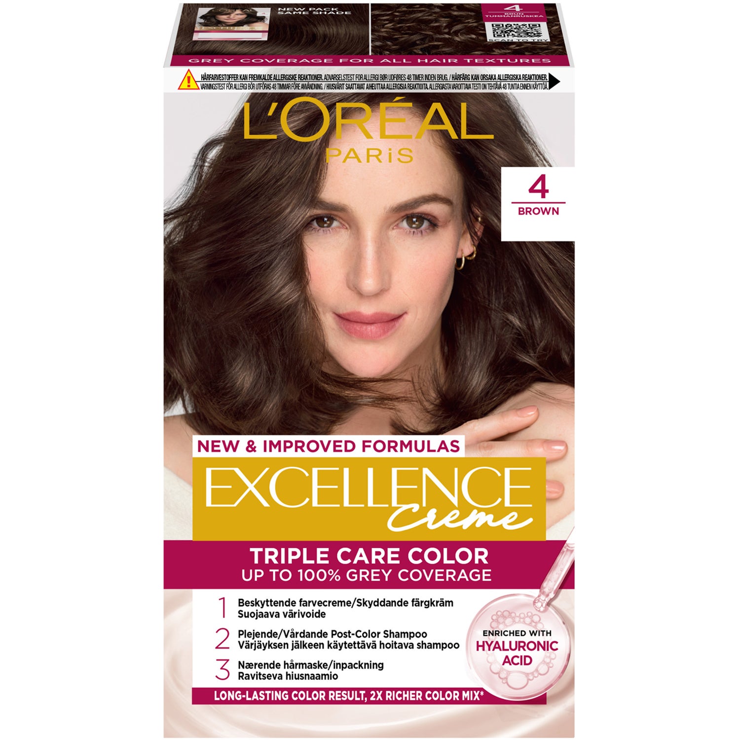 L'Oréal Paris Excellence Creme 4 Brown