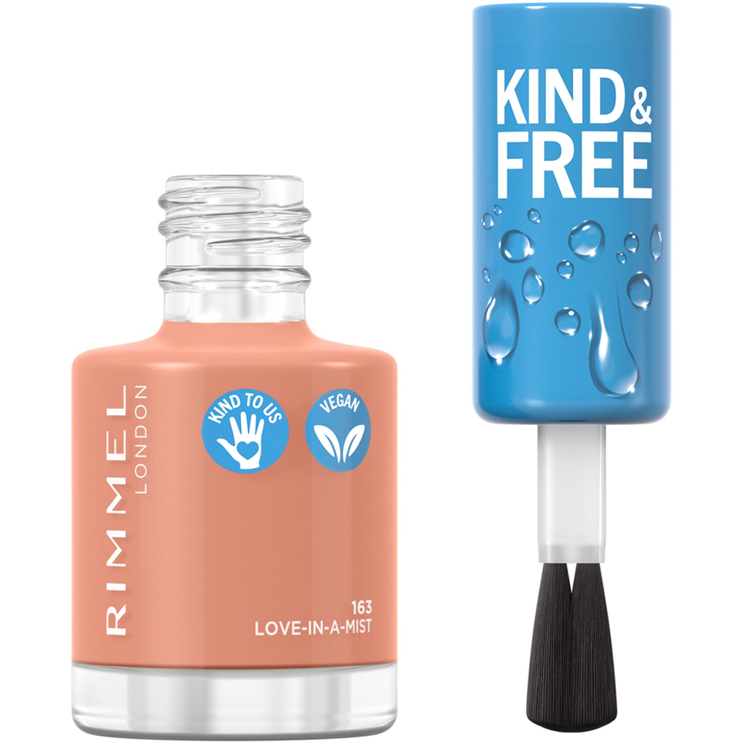Rimmel London Kind & Free Clean Nail 163 Pearl Terracota - 8 ml