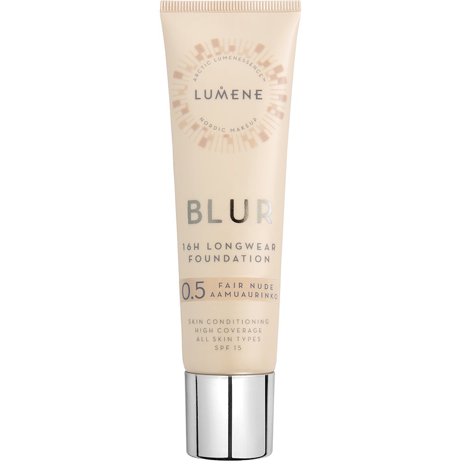 Bilde av Lumene Blur 16h Longwear Foundation Spf15 0.5 Fair Nude - 30 Ml