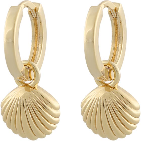 Vibe round ear shell plain gold