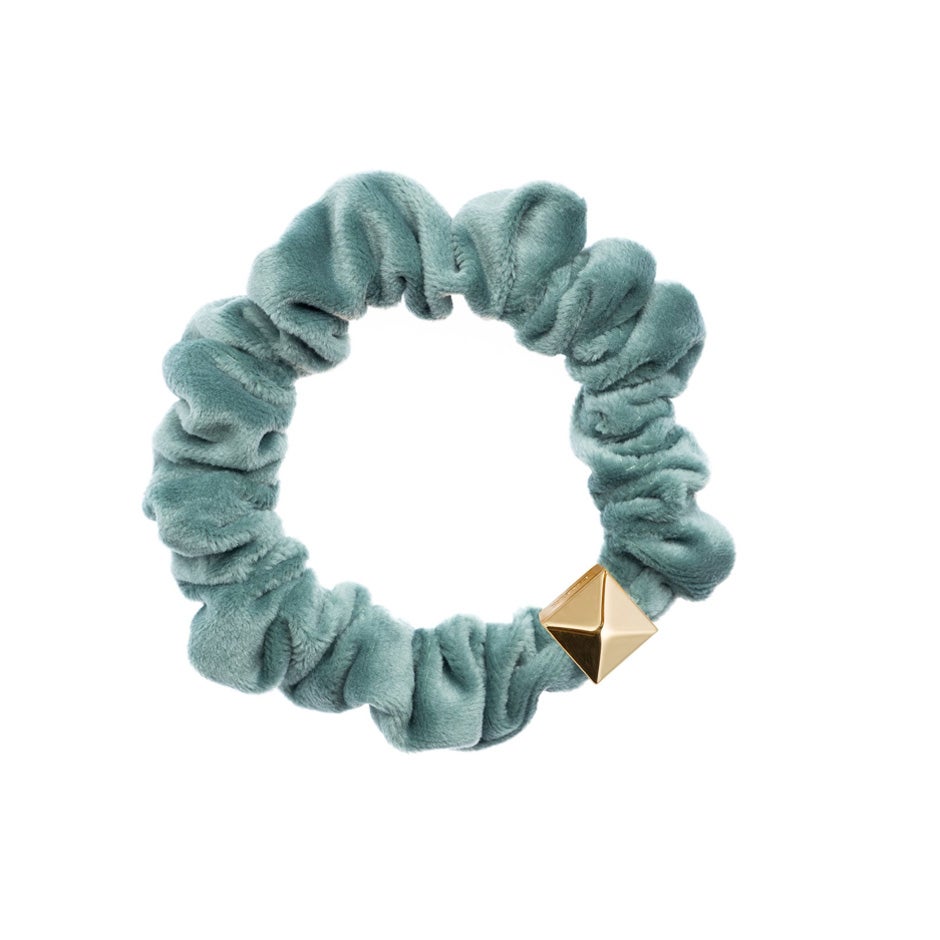 Bilde av Dark Velvet Mini Scrunchie Ocean