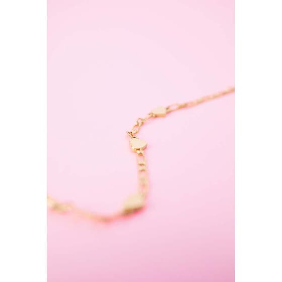 Multi Heart Fiagaro Chain Bracelet