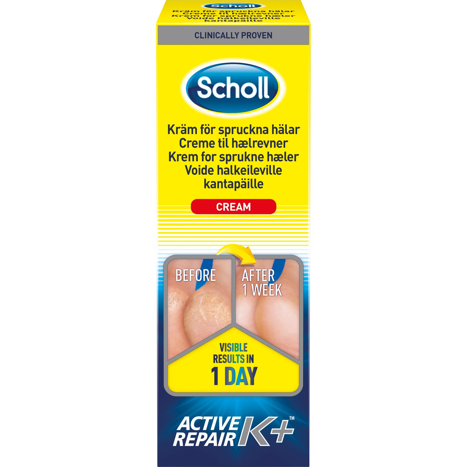 Scholl Cracked Heel Repair Balm Active Repair K + 120 ml