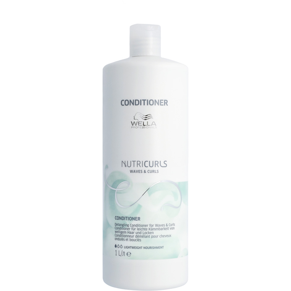 Bilde av Wella Professionals Nutricurls Detangling Conditioner For Waves & Curls - 1000 Ml