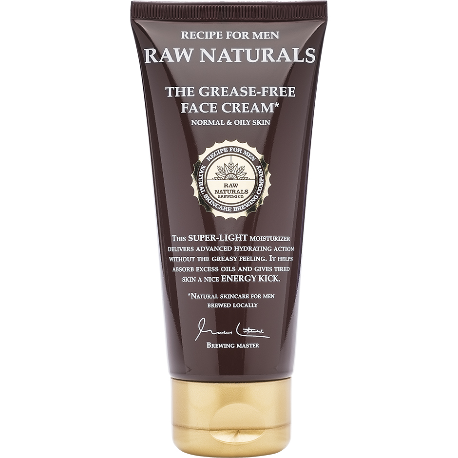 Bilde av Raw Naturals By Recipe For Men The Grease-free Face Cream 100 Ml