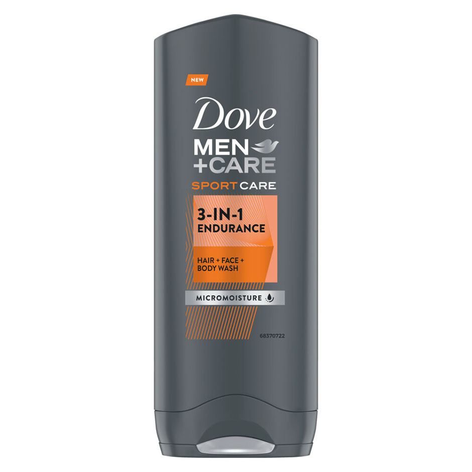 Bilde av Dove Men+care Sport Endurance 3-in-1 Shower, Hair & Face - 250 Ml