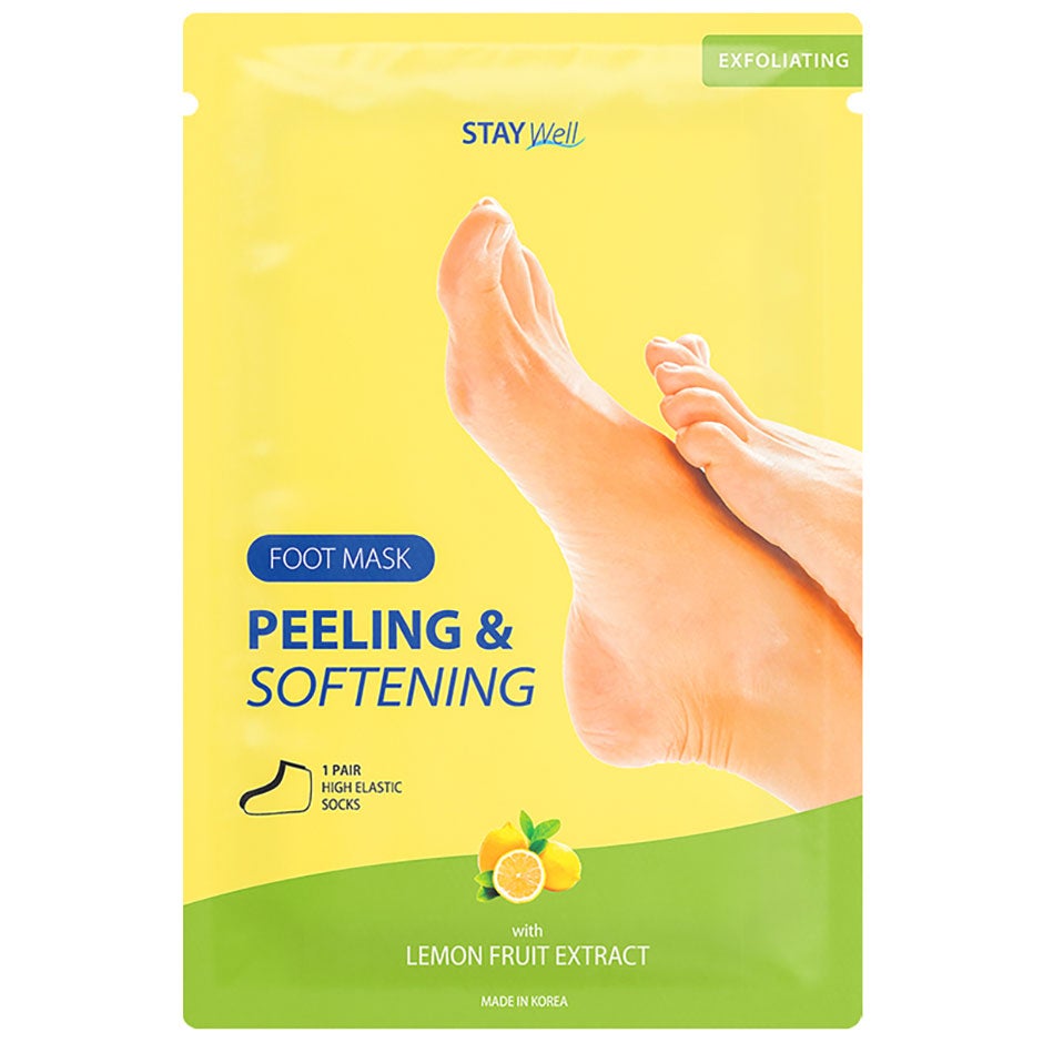 Bilde av Stay Well Peeling & Softening Foot Mask Lemon 1pcs