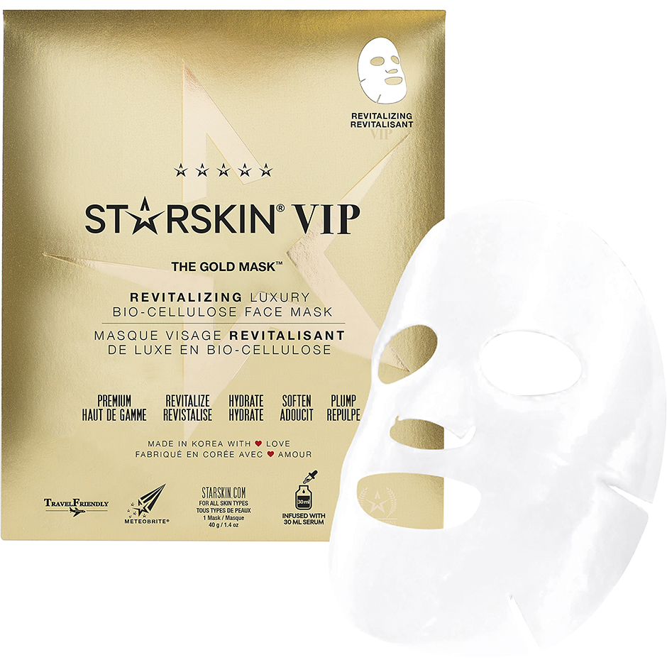 Bilde av Starskin The Gold Mask Revitalizing Luxury Bio-cellulose Face Mask - 40 G