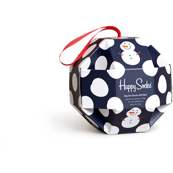 1-Pack Big Dot Snowman Gift Box