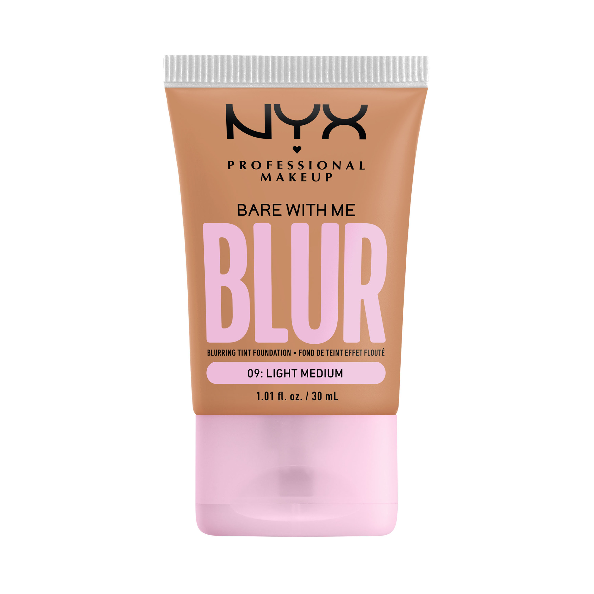 Bilde av Nyx Professional Makeup Bare With Me Blur Tint Foundation Light Medium - True Beige With A Warm Undertone 09 - 30 Ml