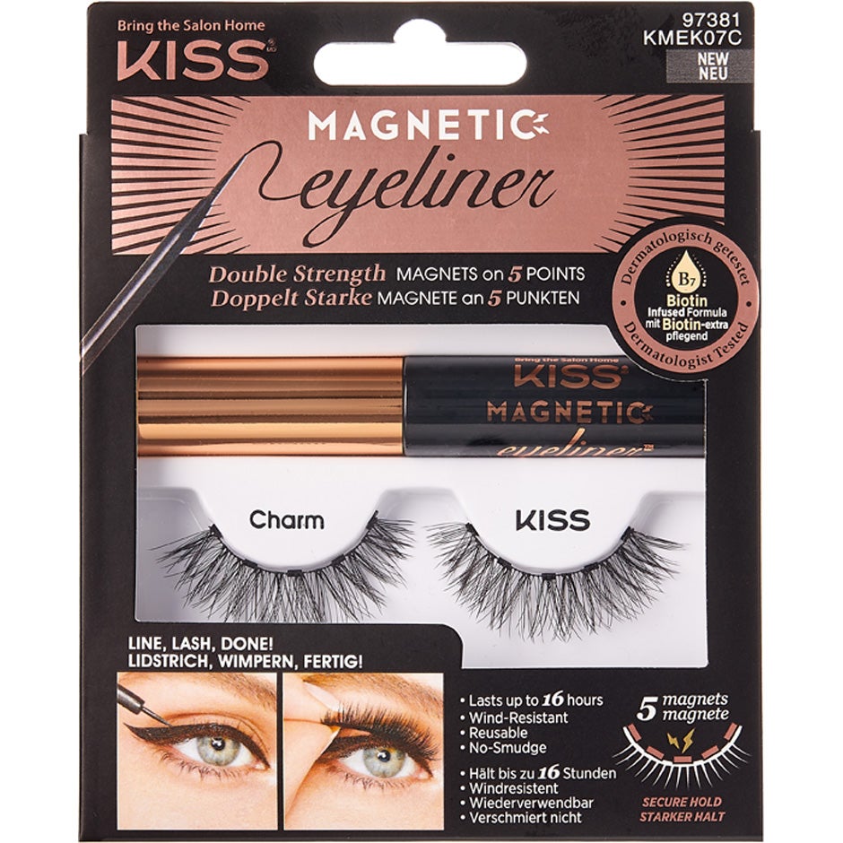 Kiss Magnetic Eyeliner Kit Charm
