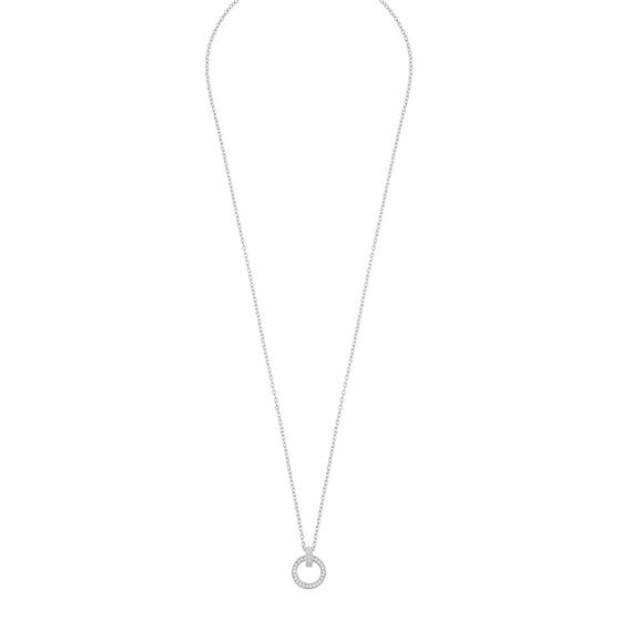 Unnie small pendant neck 42 silver/clear
