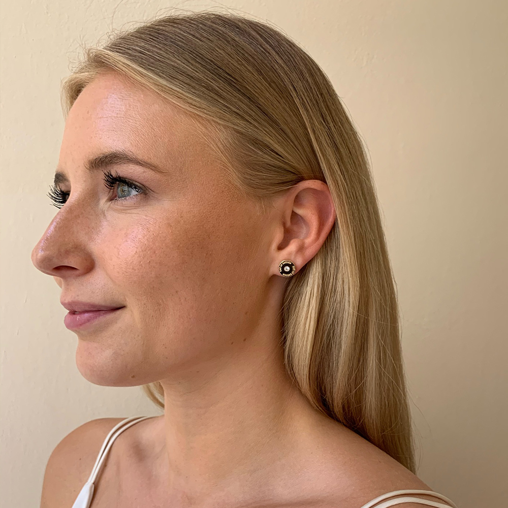 Harly Small Ear Gold/Clear