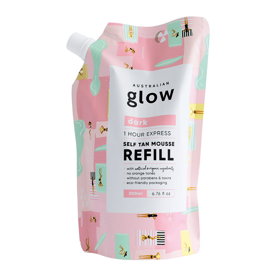 Glow Express Tan Mousse Refill – Dark