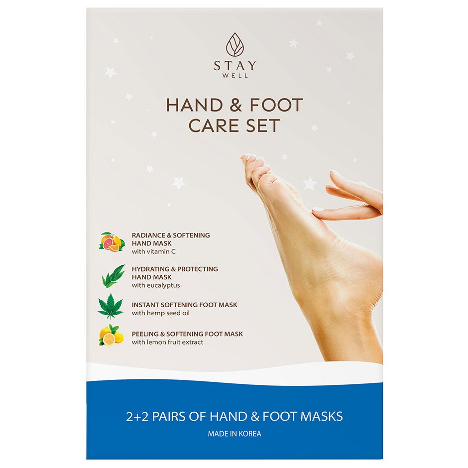 Bilde av Stay Well Hand & Foot Masks (4 Masks) 4pcs