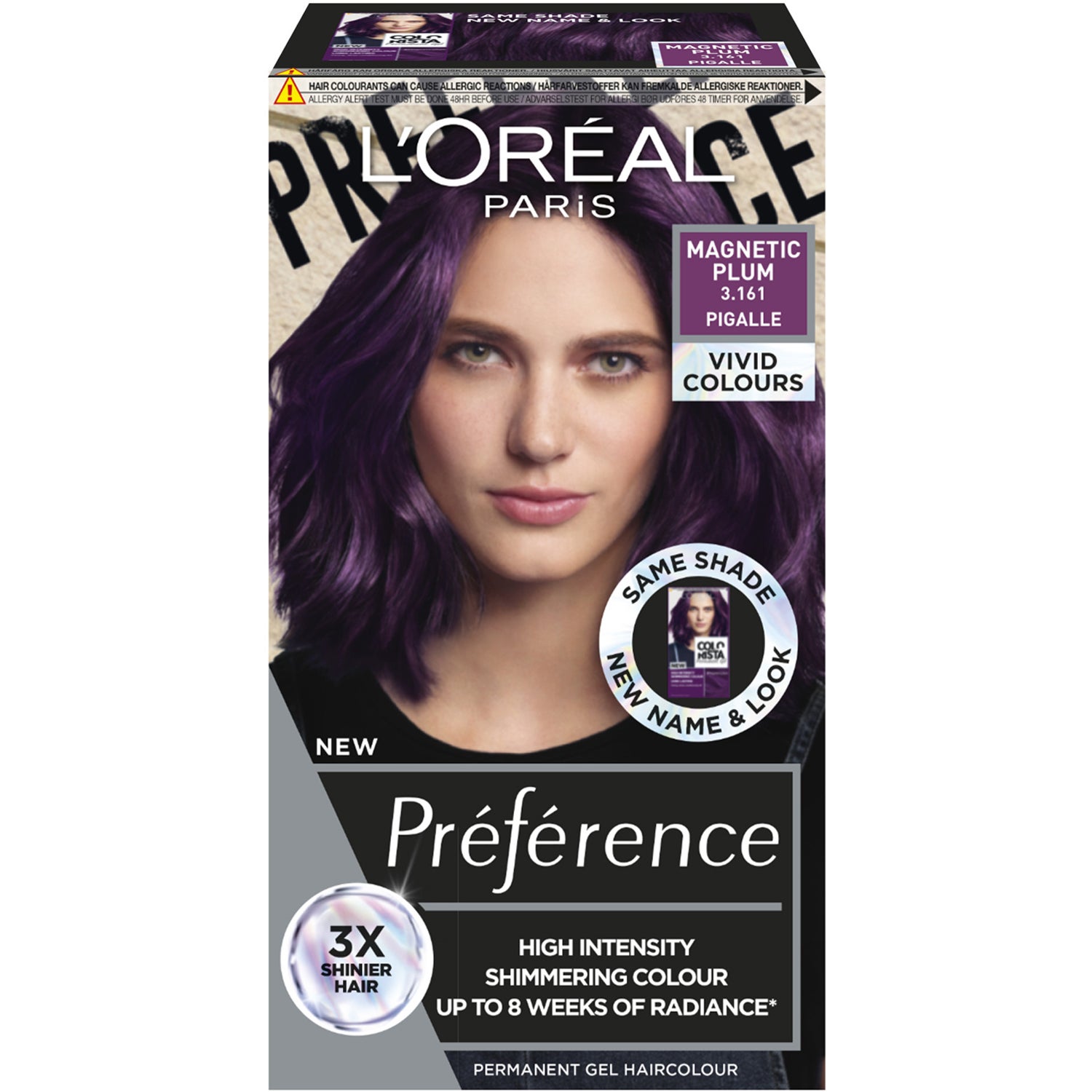 L'Oréal Paris Préférence Vivids Magn Plum 3.161 - 1 pcs