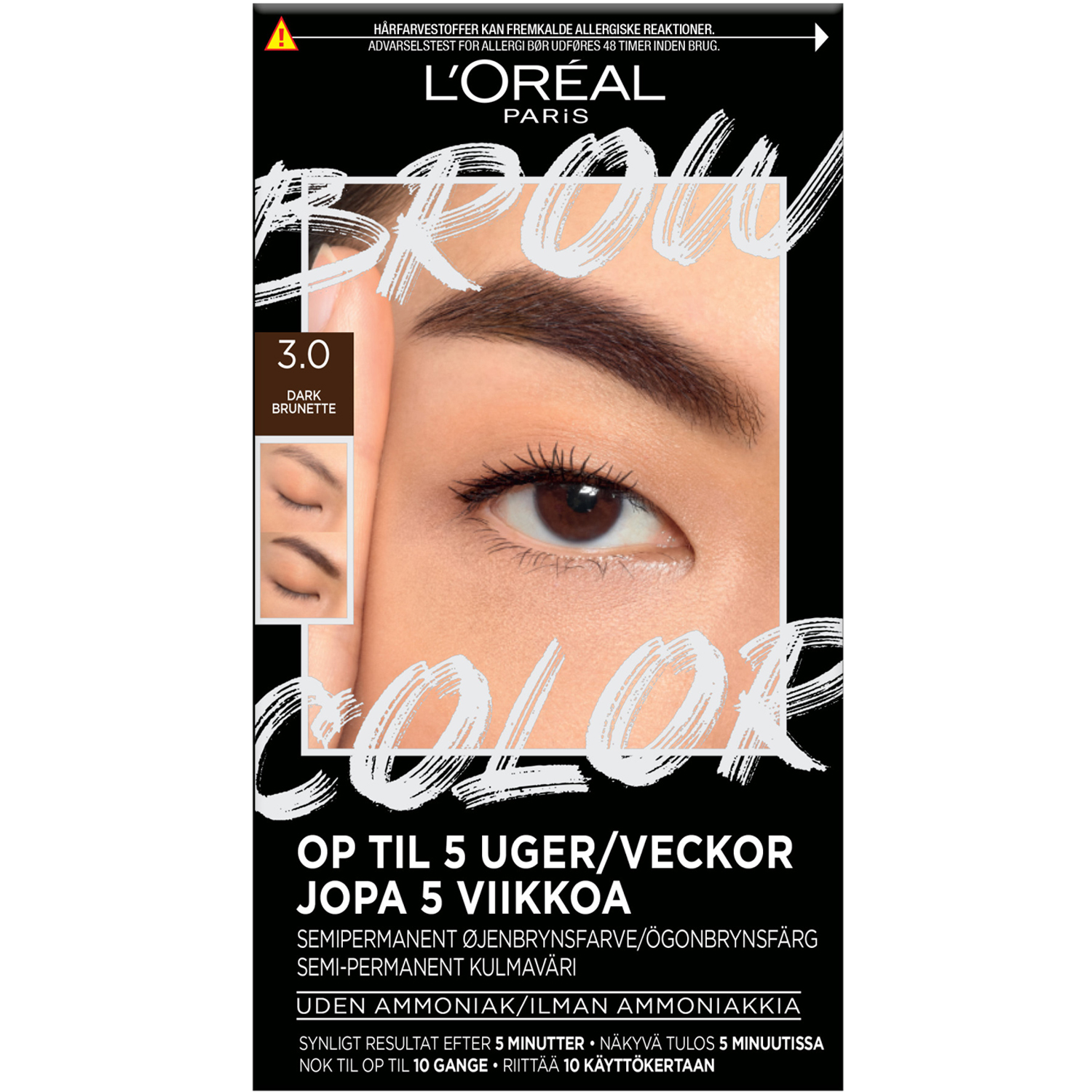 Brow Color Semi-Permanent Eyebrow Color 3.0 Dark Brunette