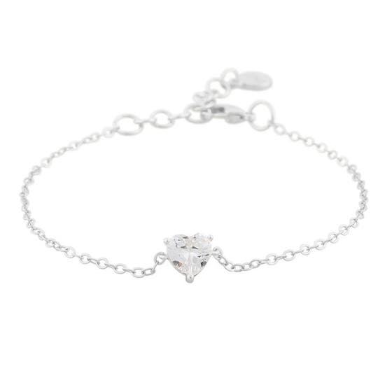 Sanne Small Heart Chain Brace 012 s/clear